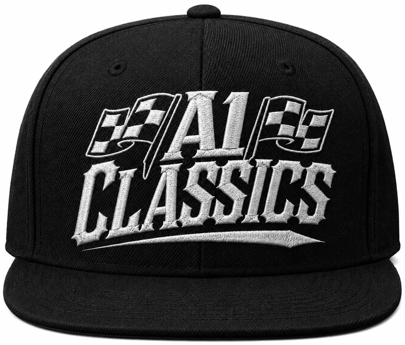 A1 Classics-Checkered Flag embroidered snapback *NEW*