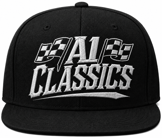 A1 Classics-Checkered Flag embroidered snapback *NEW*