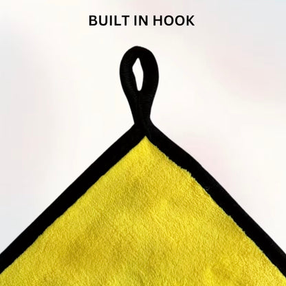 3~Pack High-Quality Microfiber Car Rags + Air Freshener