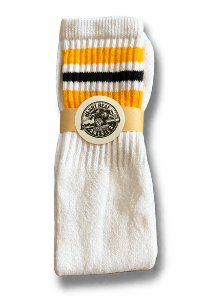 Single Pair: Men's 24" Striped Tube Socks