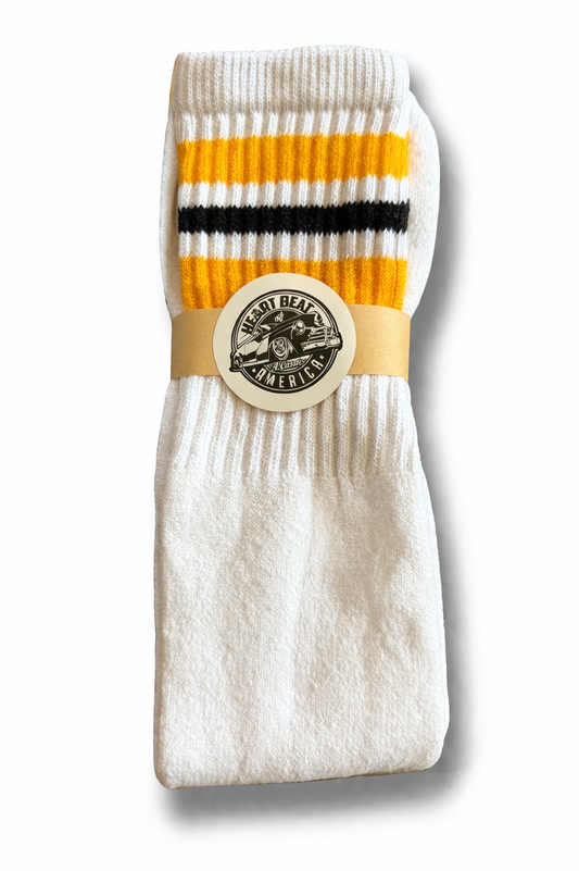 Single Pair: Men's 24" Striped Tube Socks