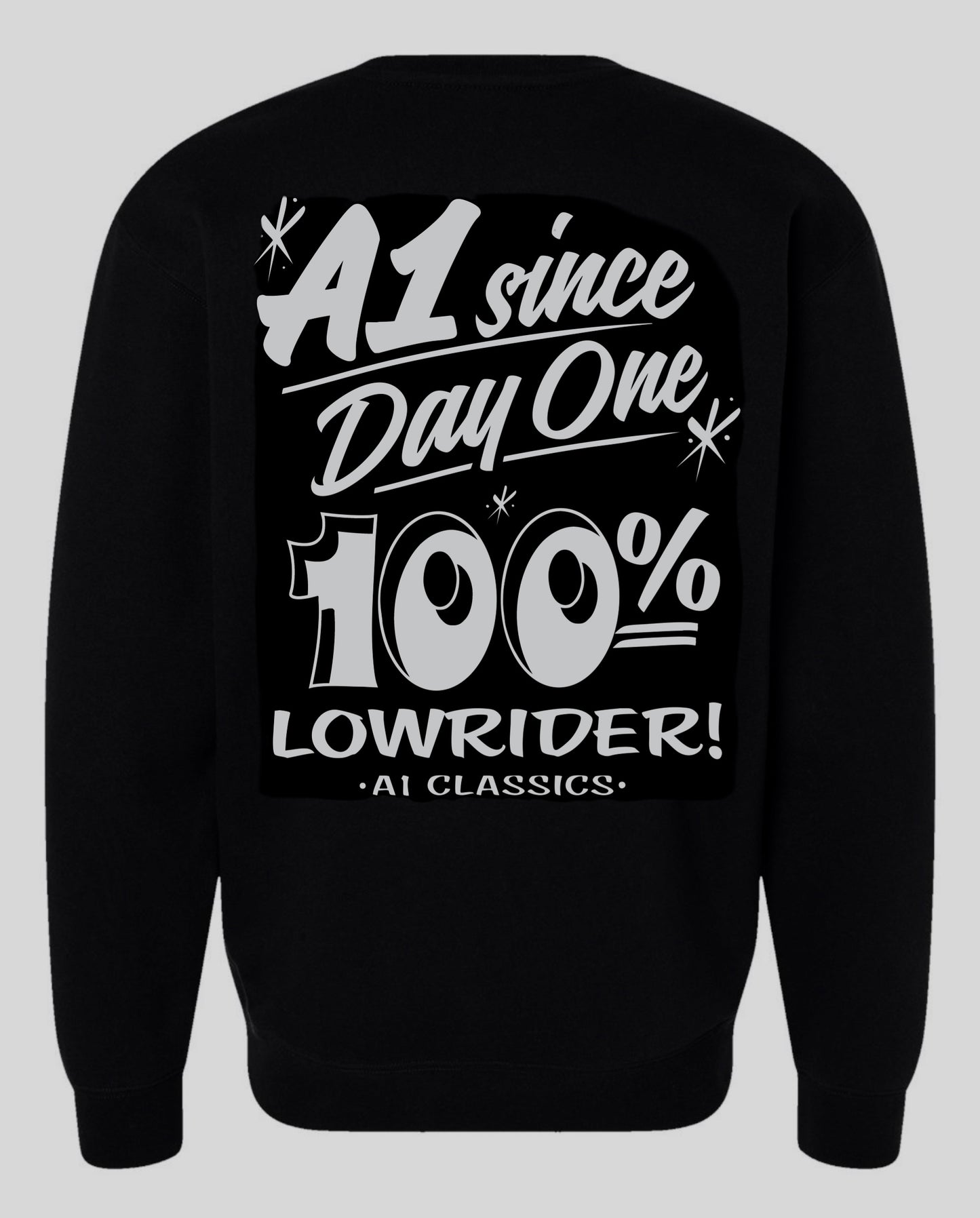 "100% Lowrider" Heavyweight Crewneck Sweatshirt