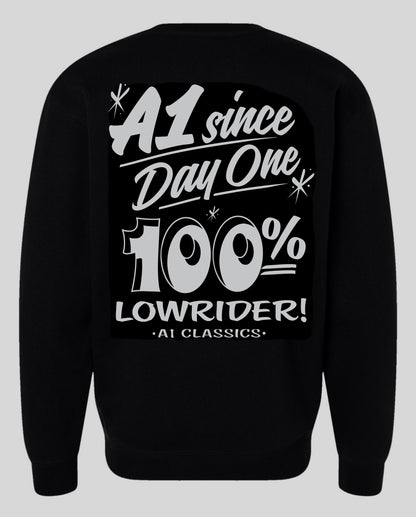 "100% Lowrider" Heavyweight Crewneck Sweatshirt