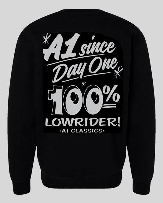 "100% Lowrider" Heavyweight Crewneck Sweatshirt