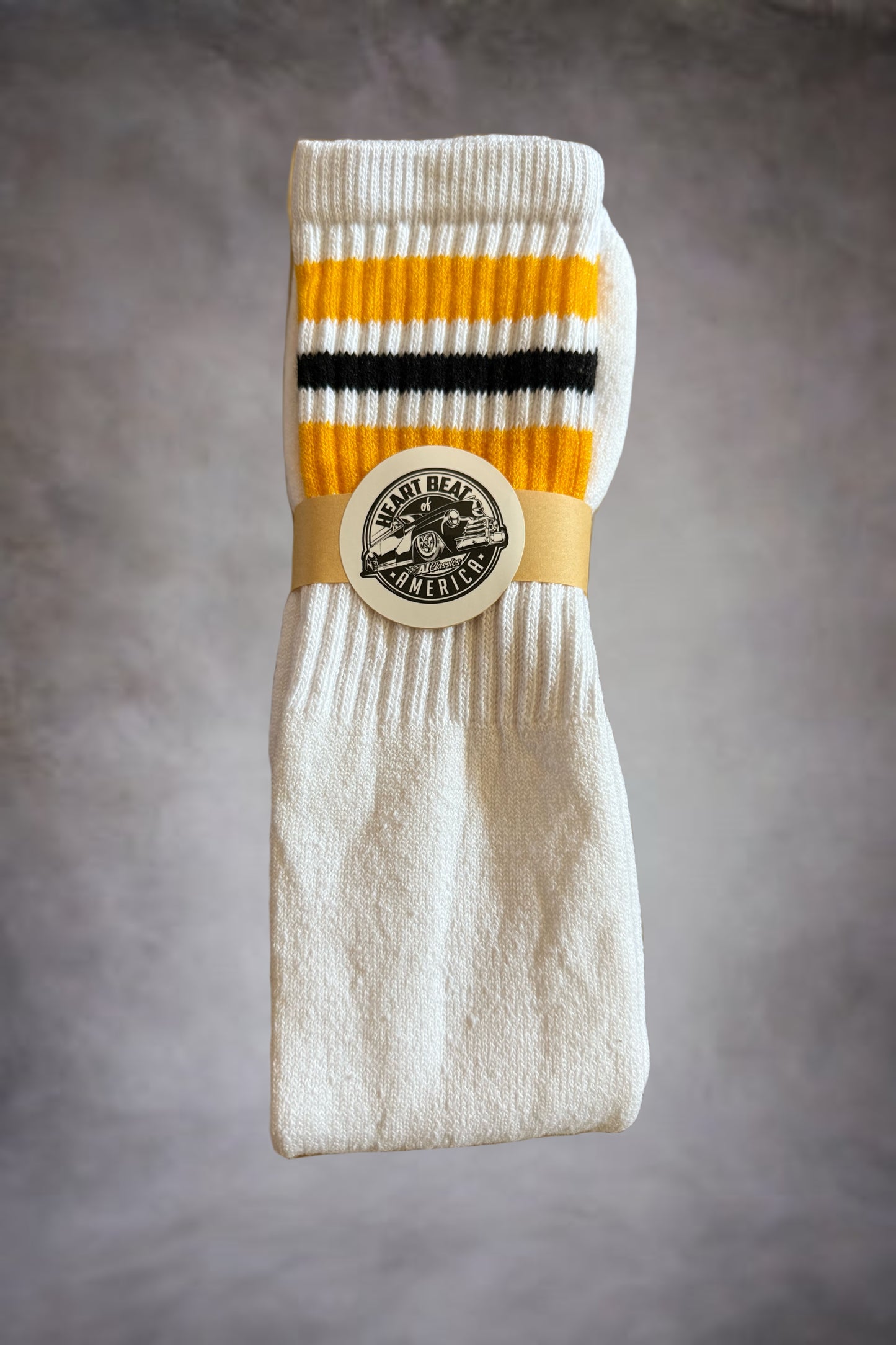 Single Pair: Men's 24" Striped Tube Socks