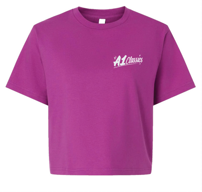 Women's "100% Lowrider" Cropped Tshirt