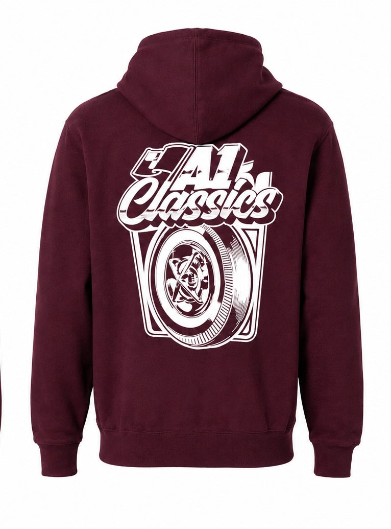 "Crossbars" Heavyweight Zip-Up Hoodie (Pre-Order)