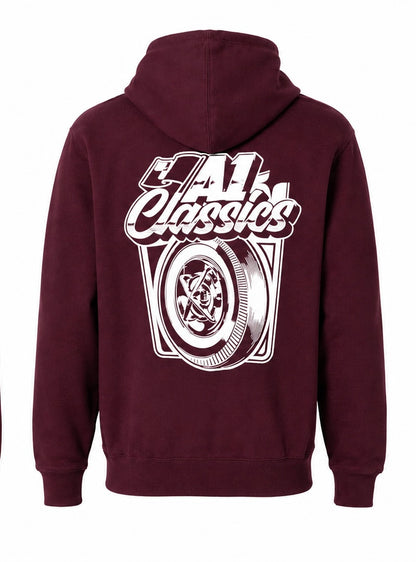 "Crossbars" Heavyweight Zip-Up Hoodie (Pre-Order)