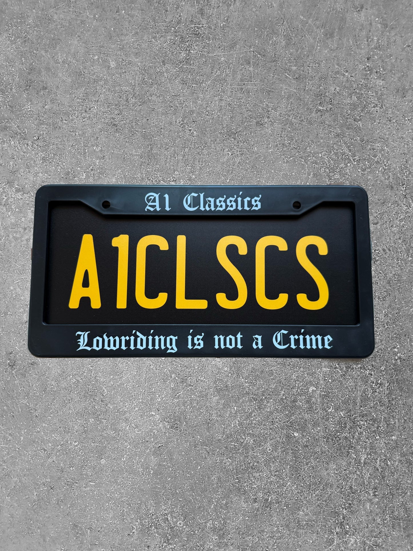 License Plate Frame